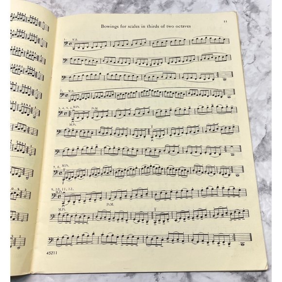 Klengel Technical Studies Vol 1 for Violoncello Vintage Sheet Music Schirmers - Picture 4 of 8